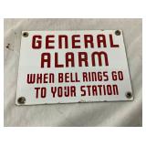 SSP GENERAL ALARM STATION PLATE 7X5
