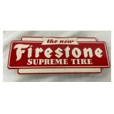 SST FIRESTONE TIRE RACK SIGN 11X5