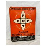 SST EMB. FRY ASPHALT DEALER SIGN