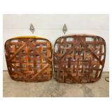 EARLY "LIBERTY" TOBACCO BASKETS