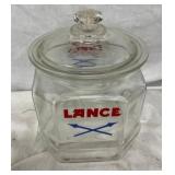LANCE STORE JAR W/ CROSS ARROWS