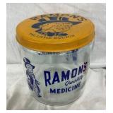 RAMONS JAR W/ LID 7X8