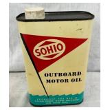 QT SOHIO OUTBOARD MOTOR OIL CAN