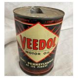 QT VEEDOL MOTOR OIL CAN