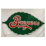 SST EMB. BREYERS ICE CREAM SIGN