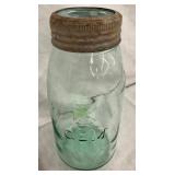 1/2G. CROSS GEM JAR W/ LID