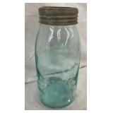 1/2G. CROWN T. EATON CO. JAR W/ LID