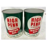 QT OLD STOCK HIGH PENN CANS