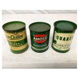 1PD GREASE CANS AMOCO, QUAKER,OLEUM