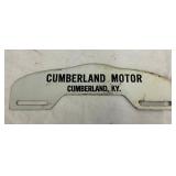 CUBERLAND MOTORS TAG TOPPER 10X3