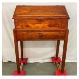 VINTAGE LIFT TOP DESK W/ DRAWER