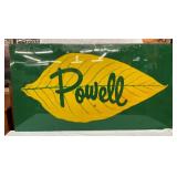 NOS POWELL TOBACCO SIGN