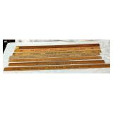 LOT OF ADVERTISING YARD STICKS