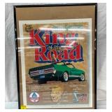1968 FRAMED SHELBY POSTER