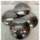 SET 4 EMB. DODGE HUB CAPS 11"