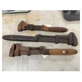 EARLY PIPE WRENCHES