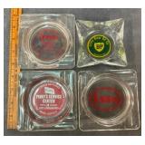 COLLECTION ADV. ASHTRAYS