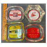 COLLECTION ADV. ASHTRAYS