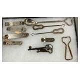COLLECTION EARLY BOTTLE OPENERS