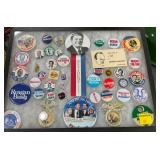 COLLECTION POLITICAL BUTTONS