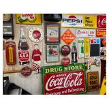 ADV. CLOCKS AND THERMOMETERS