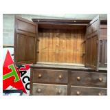 INSIDE VIEW TOP DOUBLE PANEL DOORS