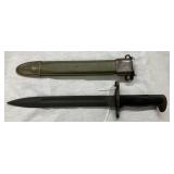 Lot# 185 - US Military Bayonet with Scab