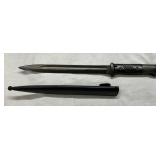 Lot# 187 - Military Bayonet with Ribbed 