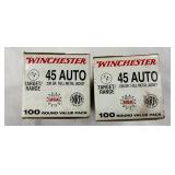 Lot# 6 - Two Boxes of Winchester .45 AUT