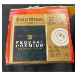 Lot# 139 - Federal Premium Gold Medal 22
