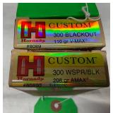 Lot# 156a - Lot of 40 Hornady Custom 300