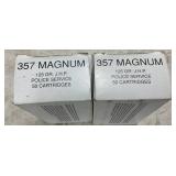 Lot# 477 - 100 Rounds of 357 Magnum 125 