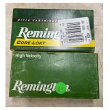 Lot# 487 - Two Boxes of Remington .35 Re