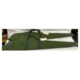 Lot# 493 - Pair of Green Canvas Boyt Gun