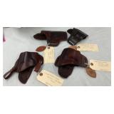 Lot# 512 - Set of 4 Wright Leatherworks 