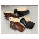 Lot# 513 - Collection of Four Leather Pi