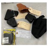 Lot# 516 - Assorted Gun Holsters and Mag