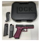 Lot# 352a - 433fp Glock 17 GEN 5, 9mm, Black Cherry 