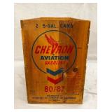 205G. WOODEN CHEVRON BOX 21X15