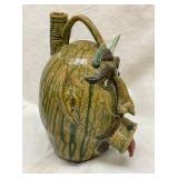 NICE FOLK ART POTTERY JUG
