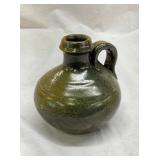 4" JUGTOWN FROG SKIN GLAZE JUG