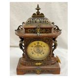 ORNATE ANSONIA MANTEL CLOCK