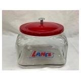 LANCE STORE JAR W/ LID