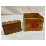 COBFISH, 6PD TOBACCO WOODEN BOXES