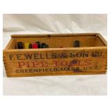 WOODEN WELLS & SUN PIPE BOX 14X4.5