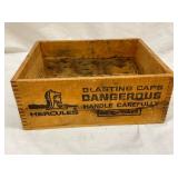 WOODEN DOVETAILED HERCULES BOX 13X5