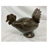 FOLK ART POTTERY MEASURES 8.5X7.5