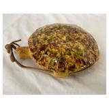 UNUSUAL 8" UNSIGNED POTTERY TURTLE JUG