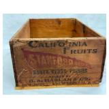 WOODEN CA FRUITS BOX 15X6