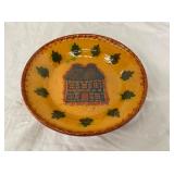 1977 FOLTZ DECO. 10.5" POTTERY PLATE